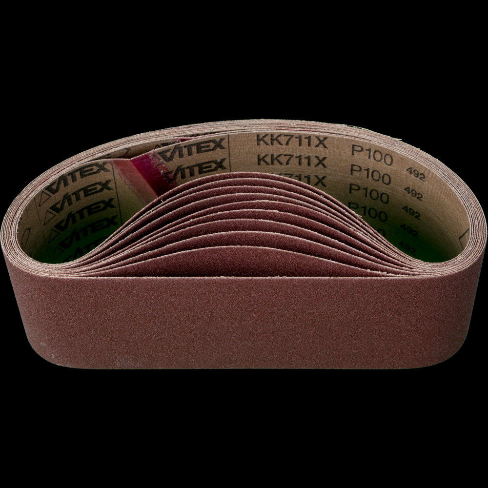 PFERD Abrasive Portable Belt, 24&#34; x 3, 100 Grit, Aluminum oxide