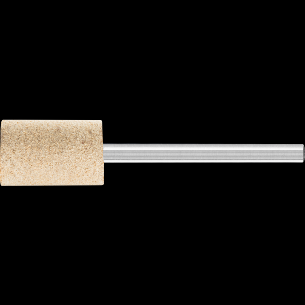 PFERD Poliflex® Mounted Point, Leather Bond, W176 Shape, 120 Grit, 1/8&#34; Shank