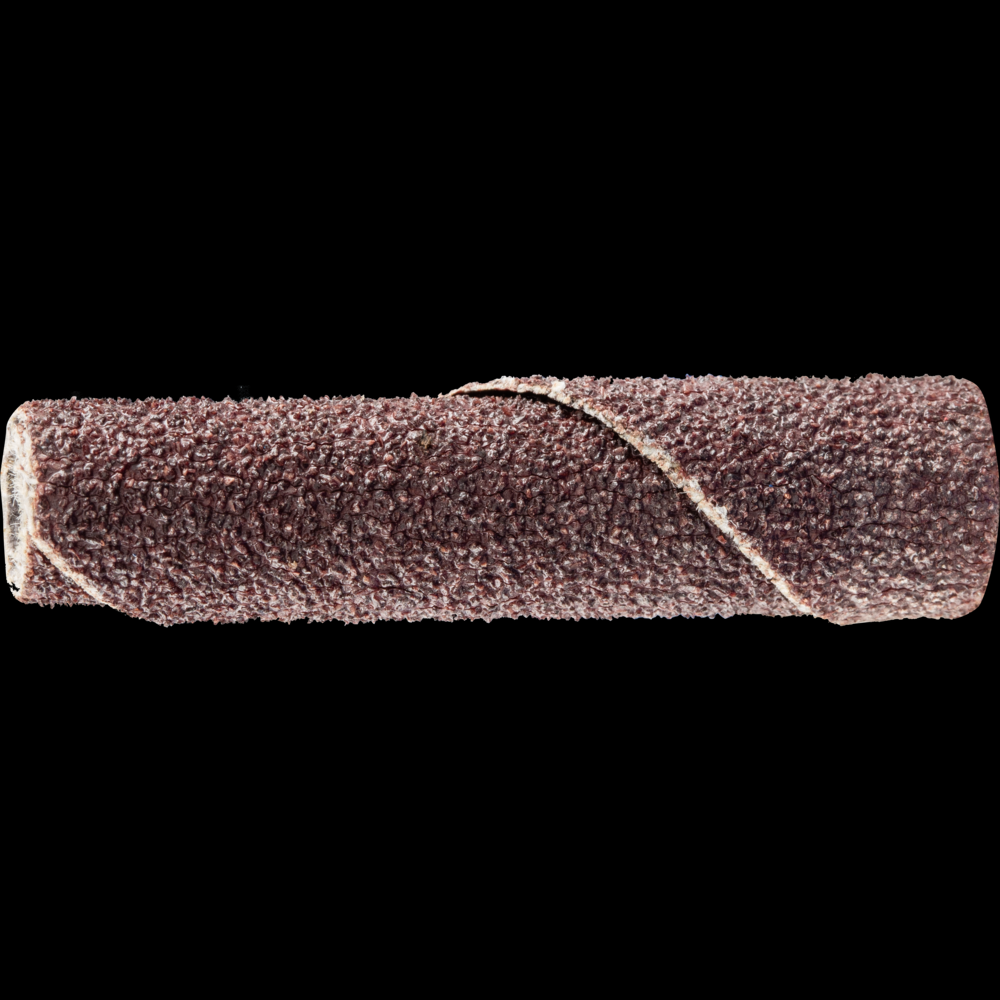 PFERD Cartridge Roll, 3/8&#34; x 1-1/2, 1/8&#34; arbor, Untapered shape,80 Grit,Aluminum oxide