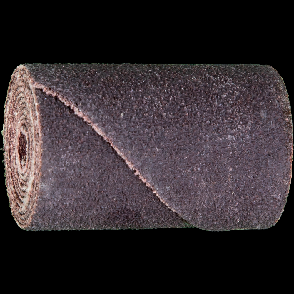 PFERD Cartridge Roll, 1&#34; x 1-1/2, 3/16&#34; arbor, Untapered shape, 60 Grit,Aluminum oxide