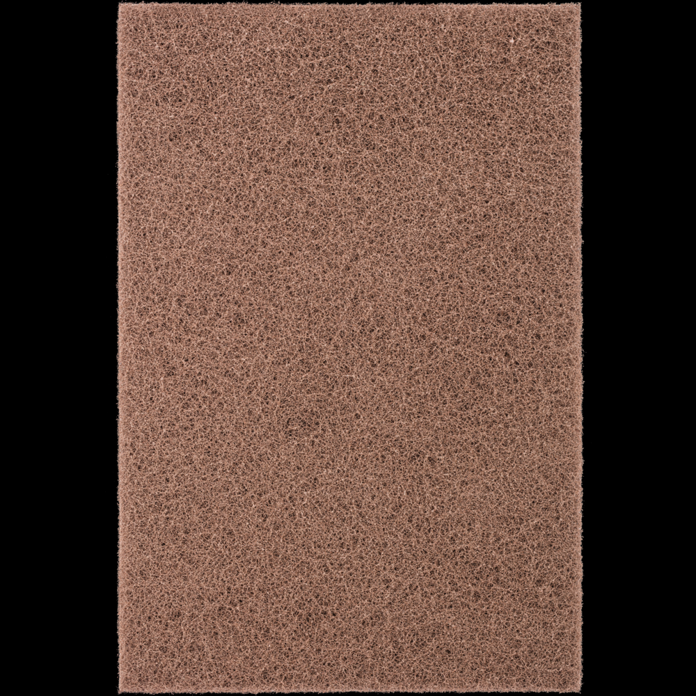 PFERD POLIVLIES® Hand Pad, 6&#34; x 9, Tan, 100 Grit, Medium, Aluminum oxide