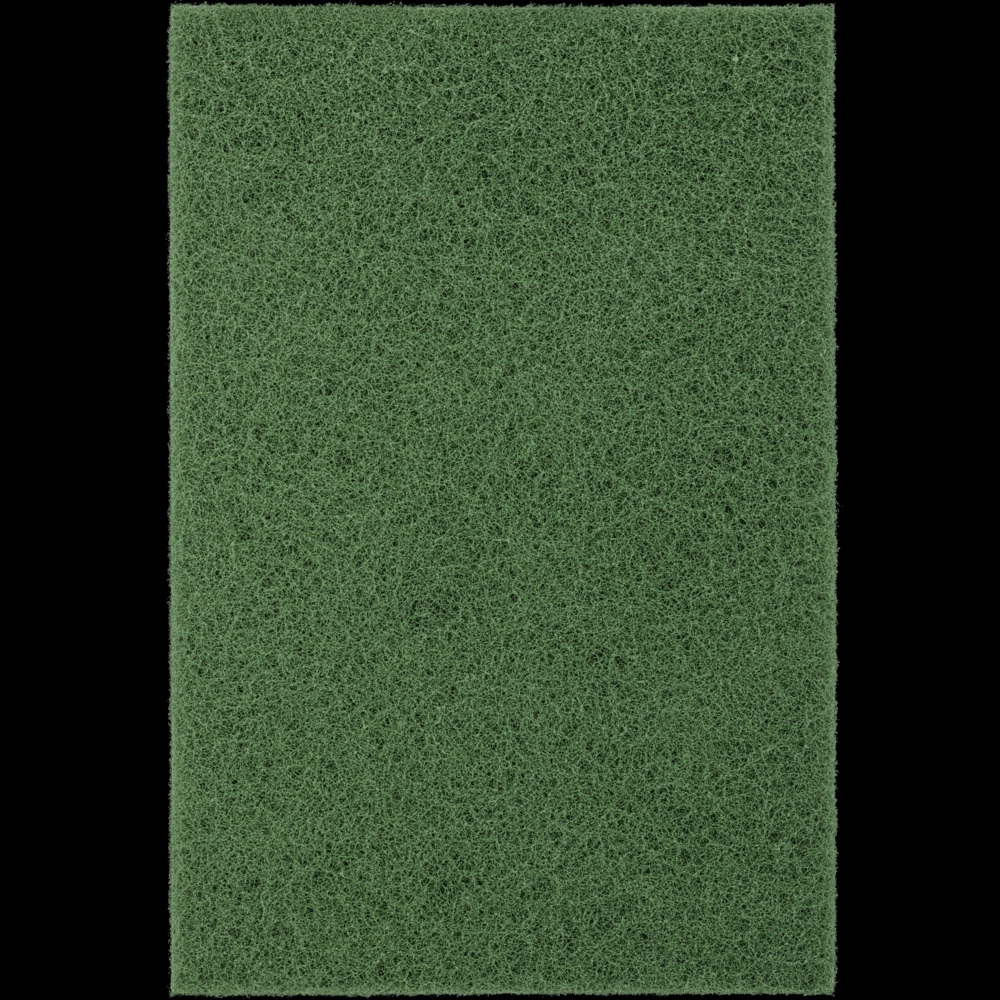PFERD POLIVLIES® Hand Pad, 6&#34; x 9, Green, 180 Grit, Very Fine, Aluminum oxide