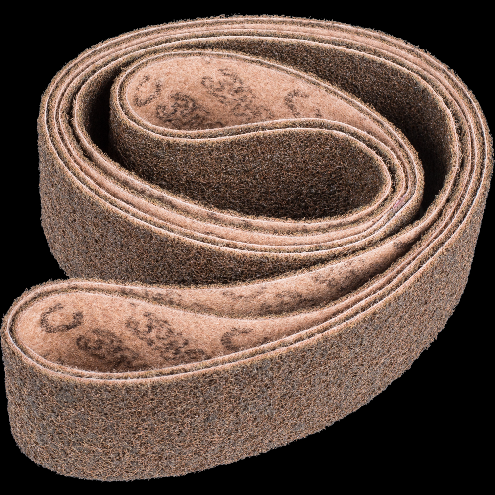 PFERD POLIVLIES® Surface Conditioning Belt, 60&#34; x 2-1/2,100 Grit,Coarse,Aluminum oxide