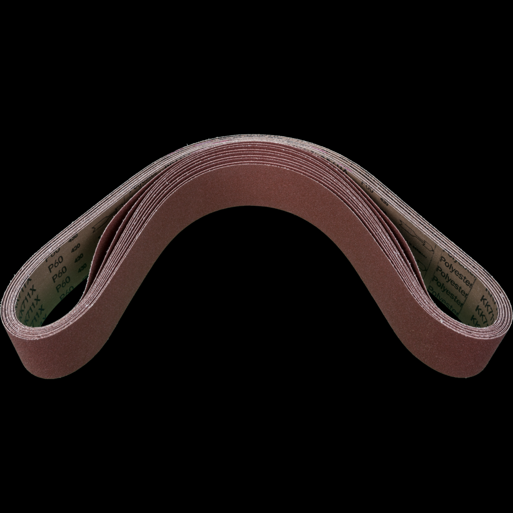 PFERD Abrasive Benchstand Belt, 60&#34; x 2-1/2, 60 Grit, Aluminum oxide