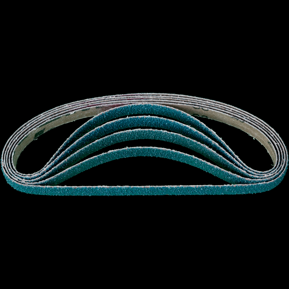 PFERD Abrasive File Belt, 18&#34; x 1/2, 36 Grit, Zirconia