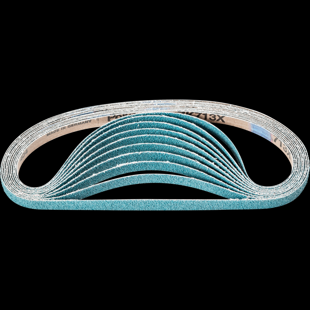 PFERD Abrasive File Belt, 24&#34; x 1/2, 36 Grit, Zirconia