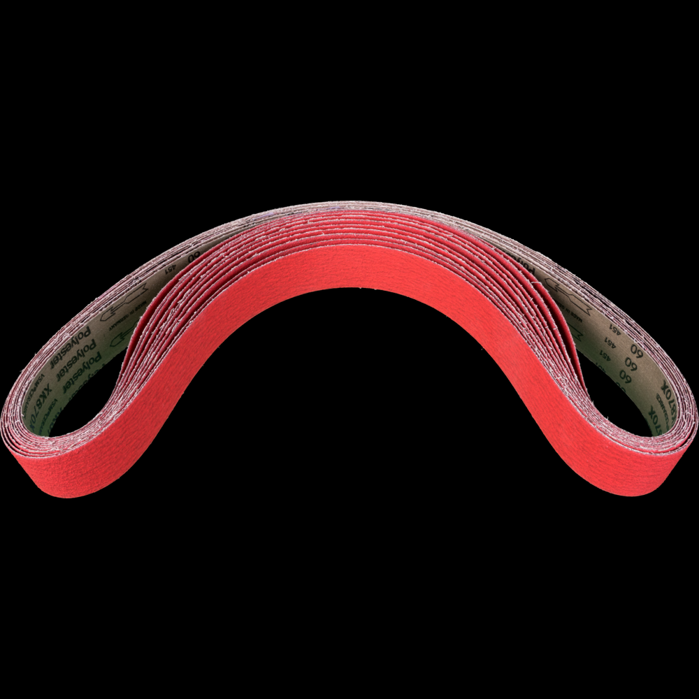 PFERD Abrasive Benchstand Belt, 60&#34; x 2, 60 Grit, Ceramic CO-COOL