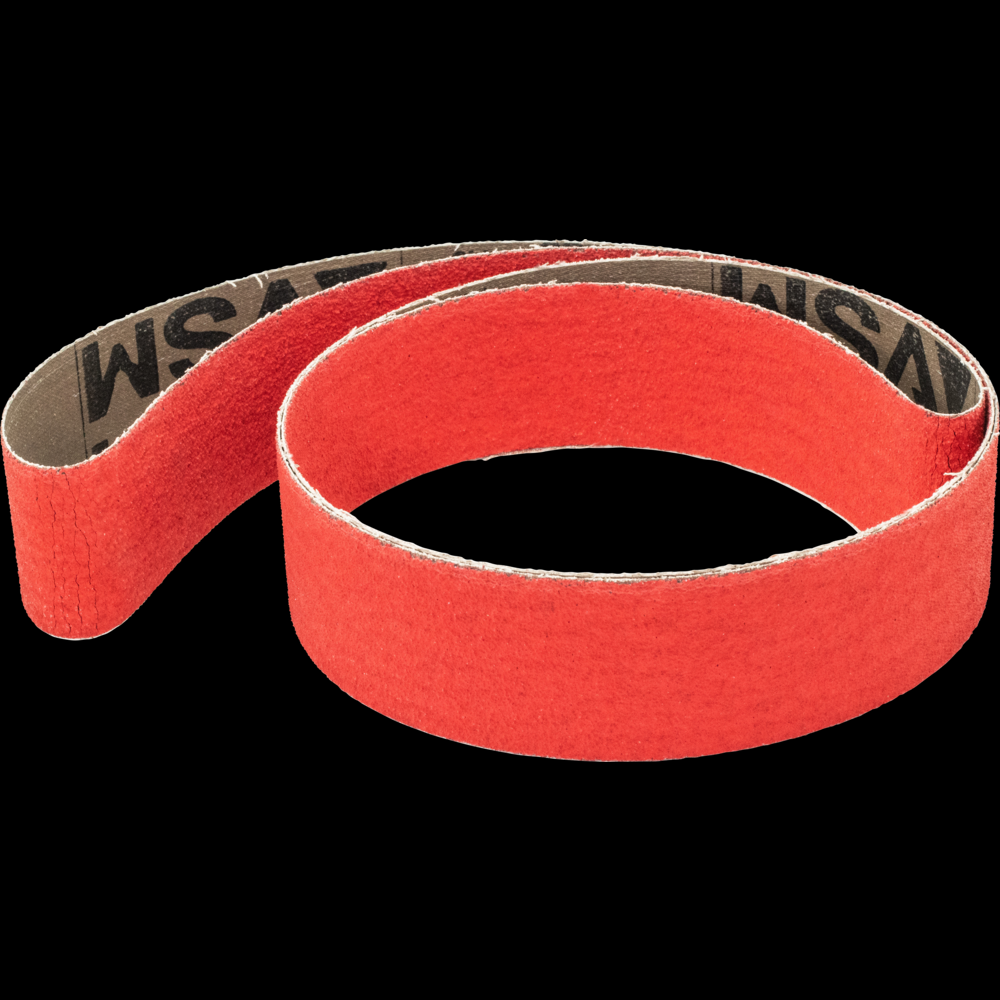PFERD Abrasive Benchstand Belt, 72&#34; x 2, 50 Grit, Ceramic CO-COOL