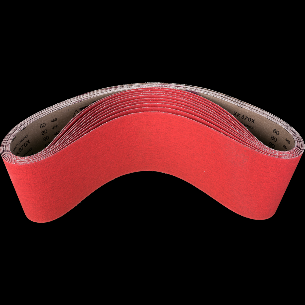 PFERD Abrasive Benchstand Belt, 48&#34; x 6, 80 Grit, Ceramic CO-COOL