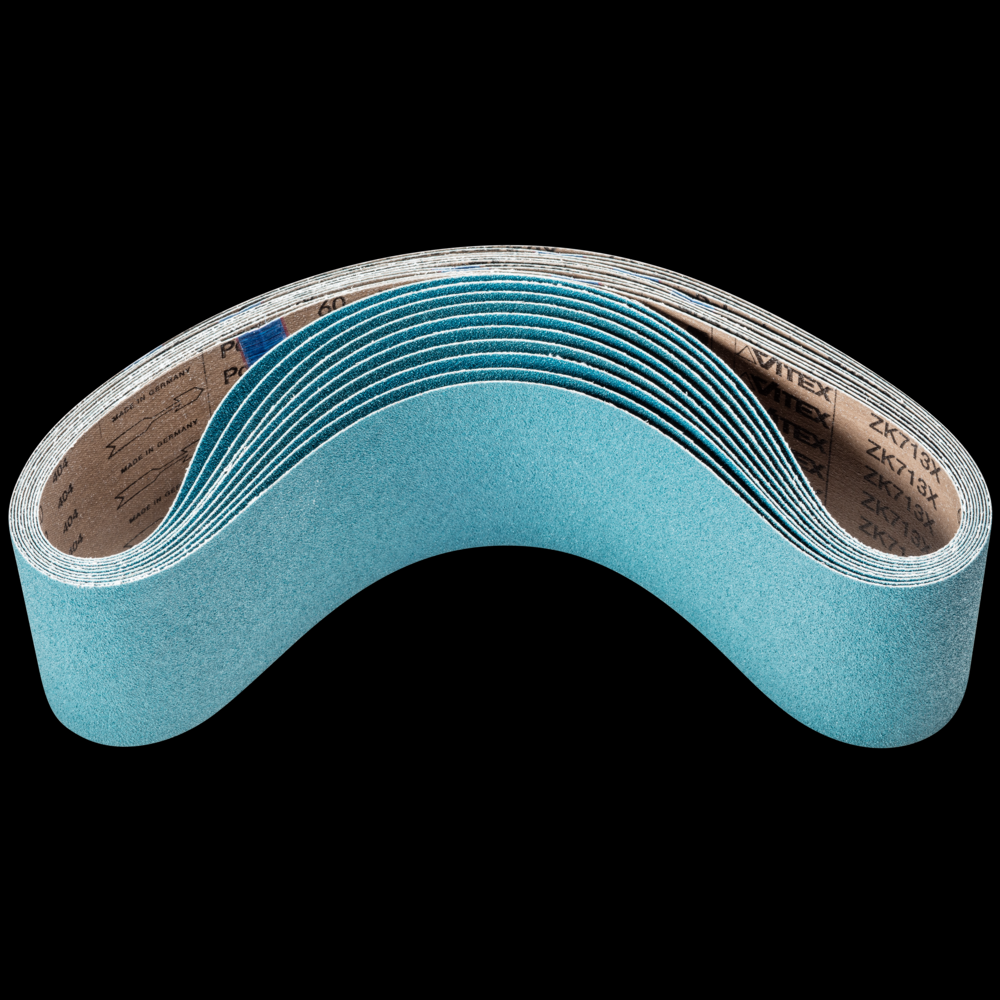 PFERD Abrasive Benchstand Belt, 36&#34; x 4, 60 Grit, Zirconia