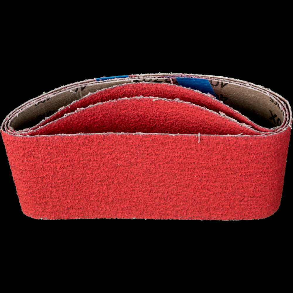 PFERD Abrasive Portable Belt, 15-1/2&#34; x 3-1/2, 40 grit, Ceramic CO-COOL