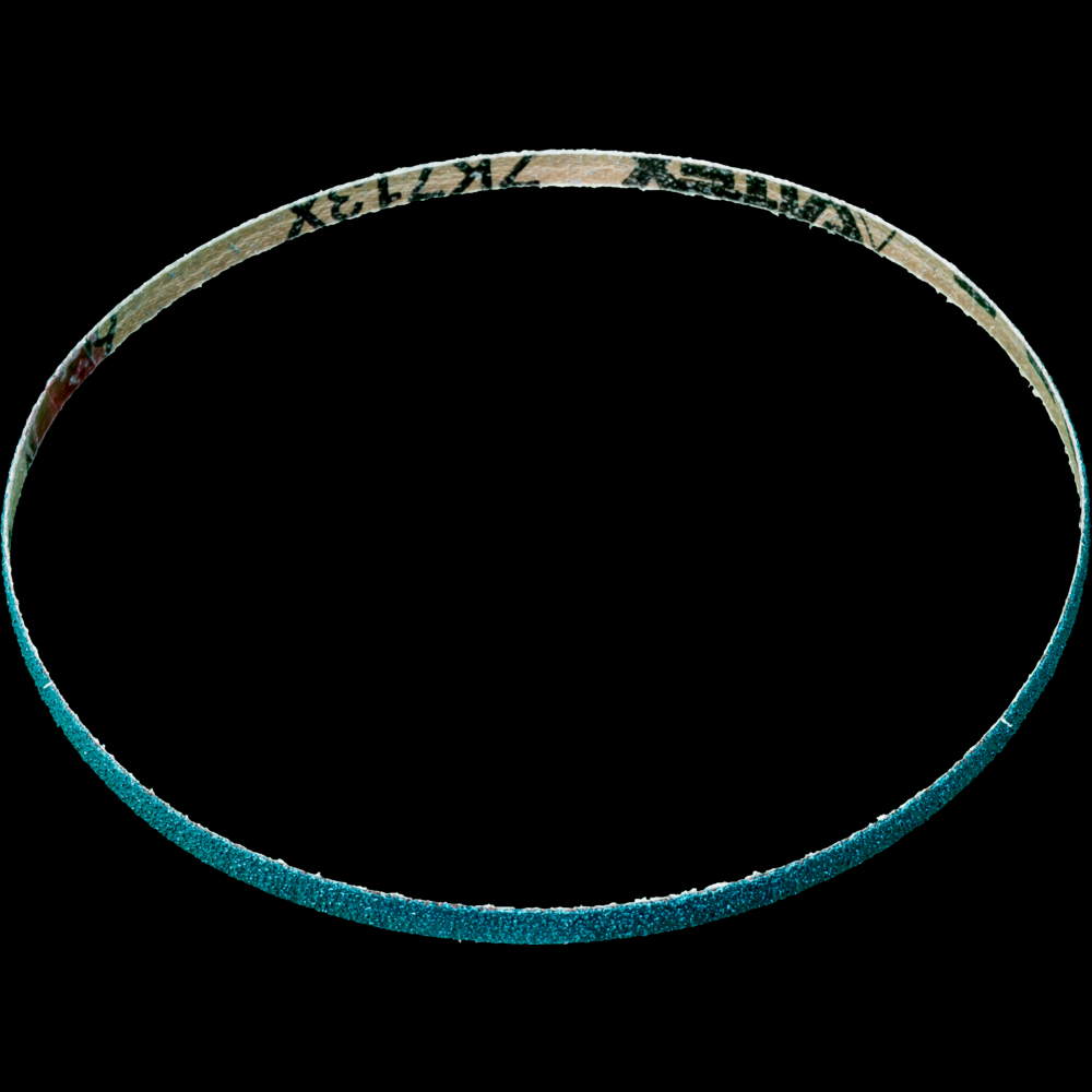 PFERD Abrasive File Belt, 12&#34; x 1/4, 120 Grit, Zirconia