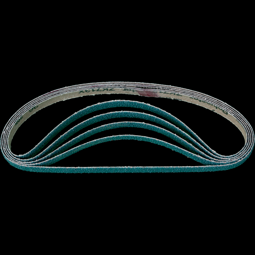 PFERD Abrasive File Belt, 24&#34; x 3/4, 60 Grit, Ceramic CO-COOL