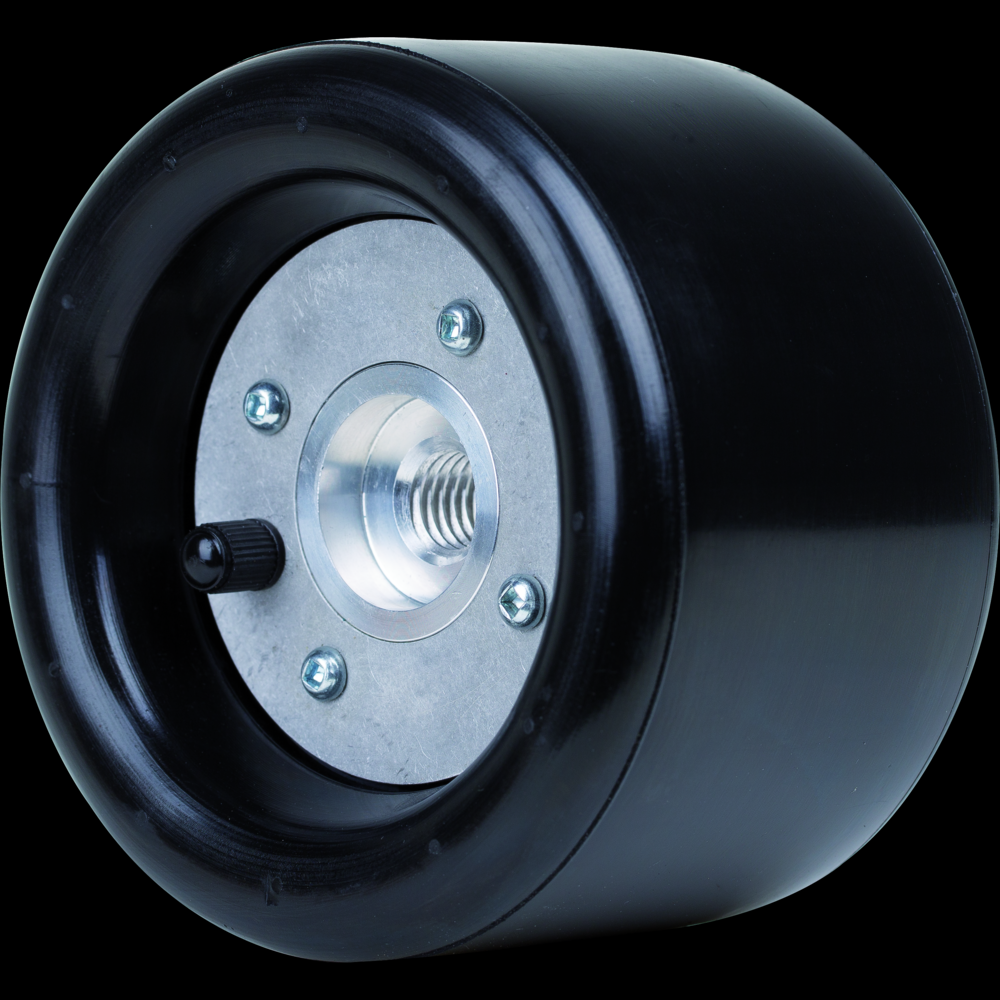 PFERD Pneumatic Drum for 15-1/2&#34; x 3-1/2 Belts, 5&#34; Dia, 5/8-11 Thread, 15 psi