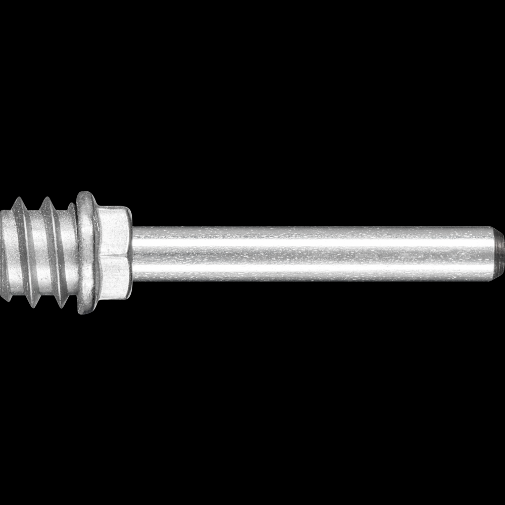 PFERD Mini Flap Disc Drive Arbor for 3&#34; Dia, 1-1/2&#34; Length, Type CD, 1/4&#34; Shank