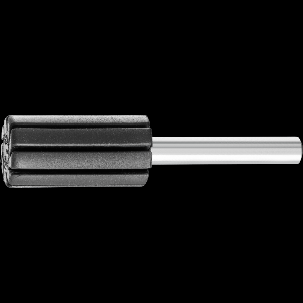 PFERD Spiral Band Cylindrical Rubber Drum Holder, 5/8&#34; x 1-1/8, 1/4&#34; Shank