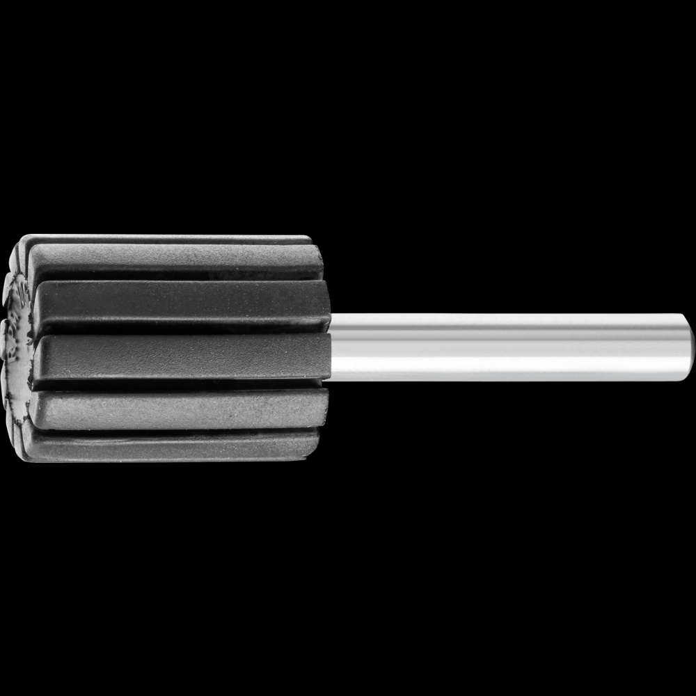 PFERD Spiral Band Cylindrical Rubber Drum Holder, 3/4&#34; x 1, 1/4&#34; Shank