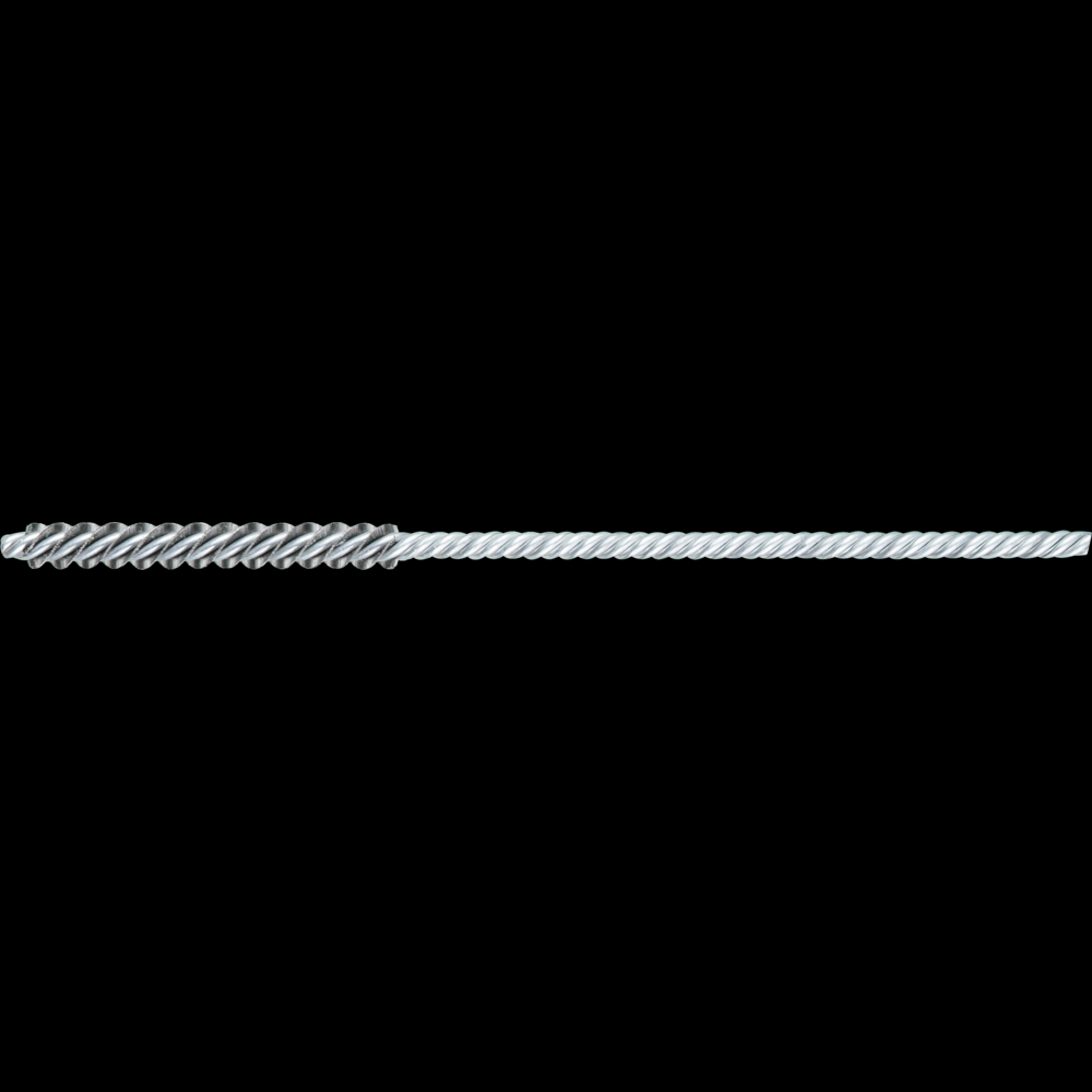 PFERD Power Tube Brush 1/4&#34; Dia. .006 Carbon Steel Wire 1/8&#34; Stem DS/DS