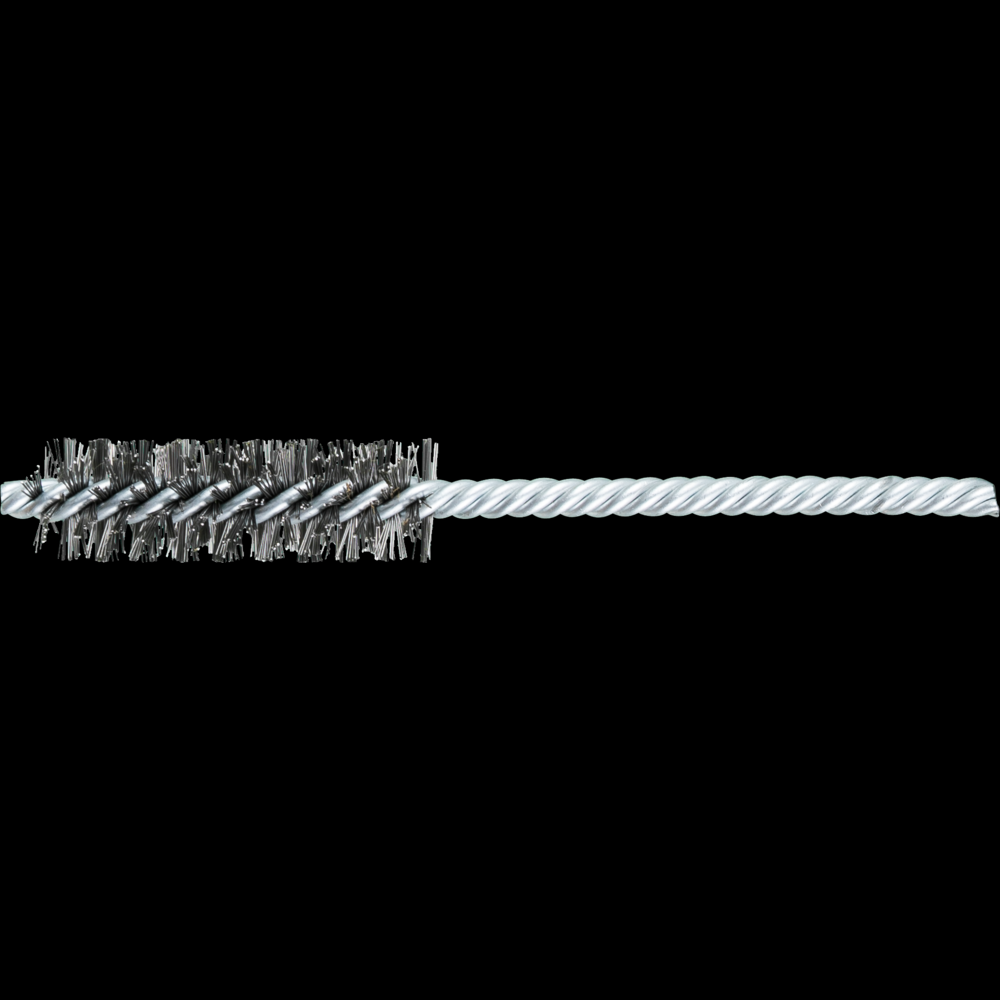 PFERD Power Tube Brush 5/8&#34; Dia. .010 Carbon Steel Wire 5/32&#34; Stem DS/DS