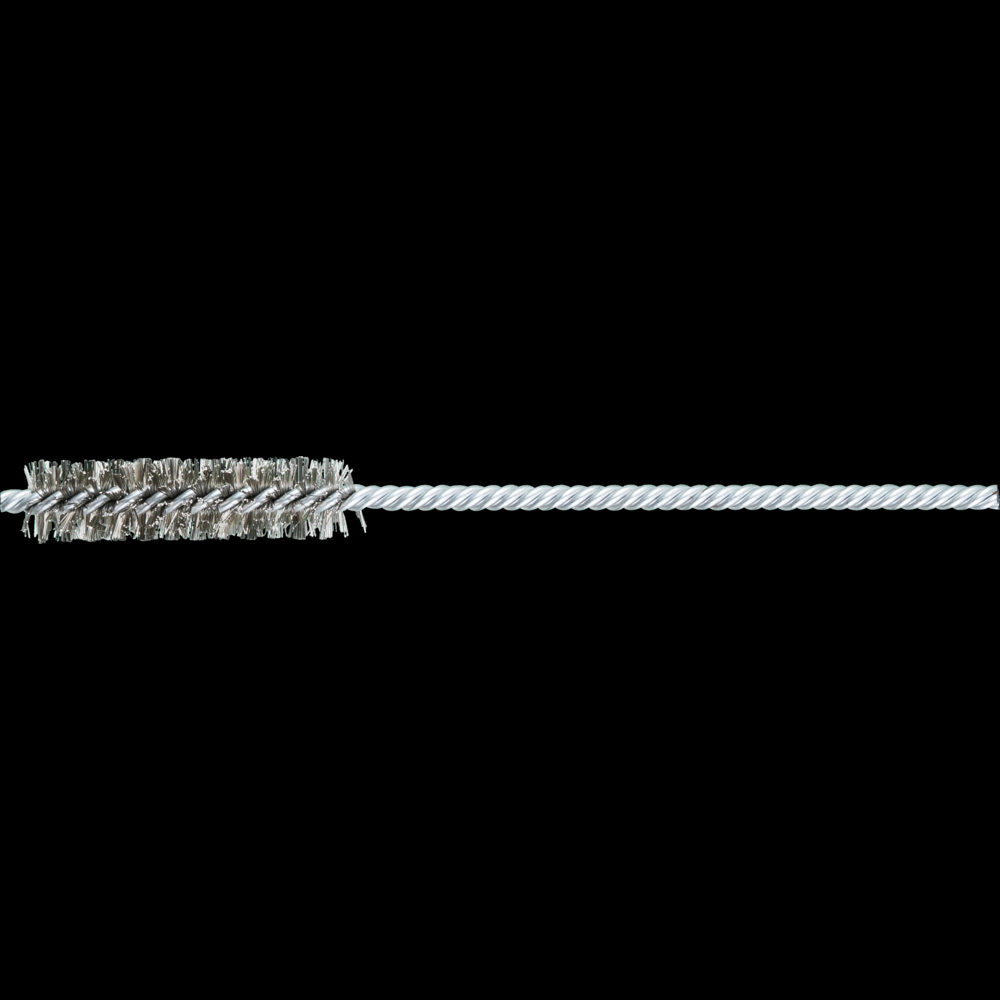 PFERD Power Tube Brush 1/2&#34; Dia. .006 Stainless Steel Wire 5/32&#34; Stem DS/DS