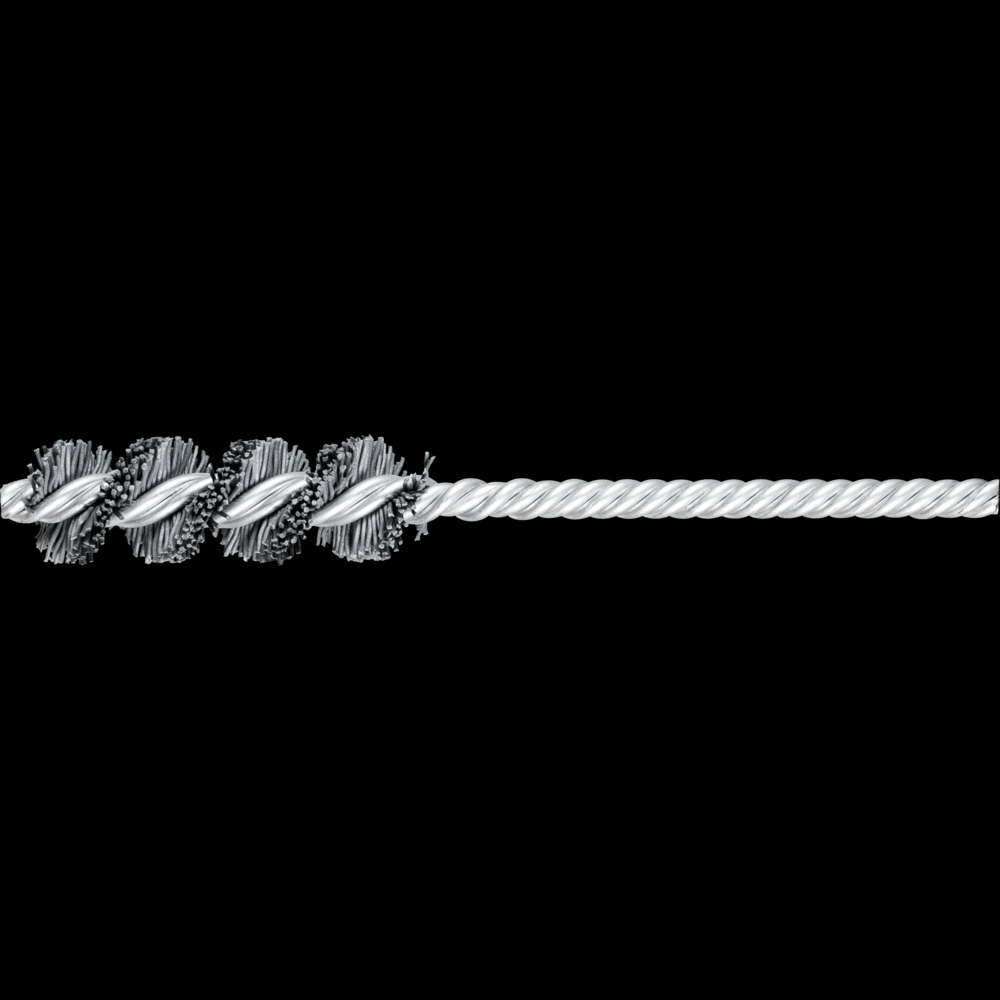 PFERD M-BRAD® Power Tube Brush - 5/8&#34; Dia. .022/320 Grit Silicon Carbide 7/32&#34; Stem