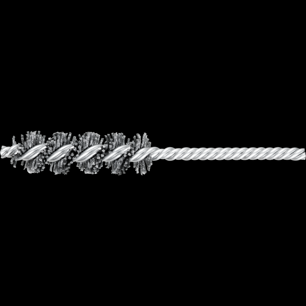 PFERD M-BRAD® Power Tube Brush - 3/4&#34; Dia. .040/120 Grit Silicon Carbide 1/4&#34; Stem