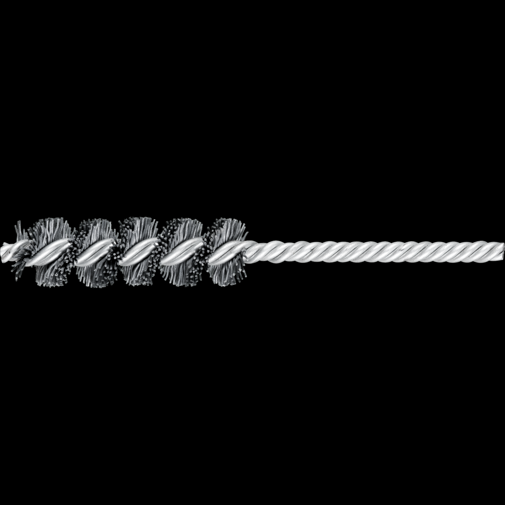 PFERD M-BRAD® Power Tube Brush - 3/4&#34; Dia. .022/320 Grit Silicon Carbide 1/4&#34; Stem