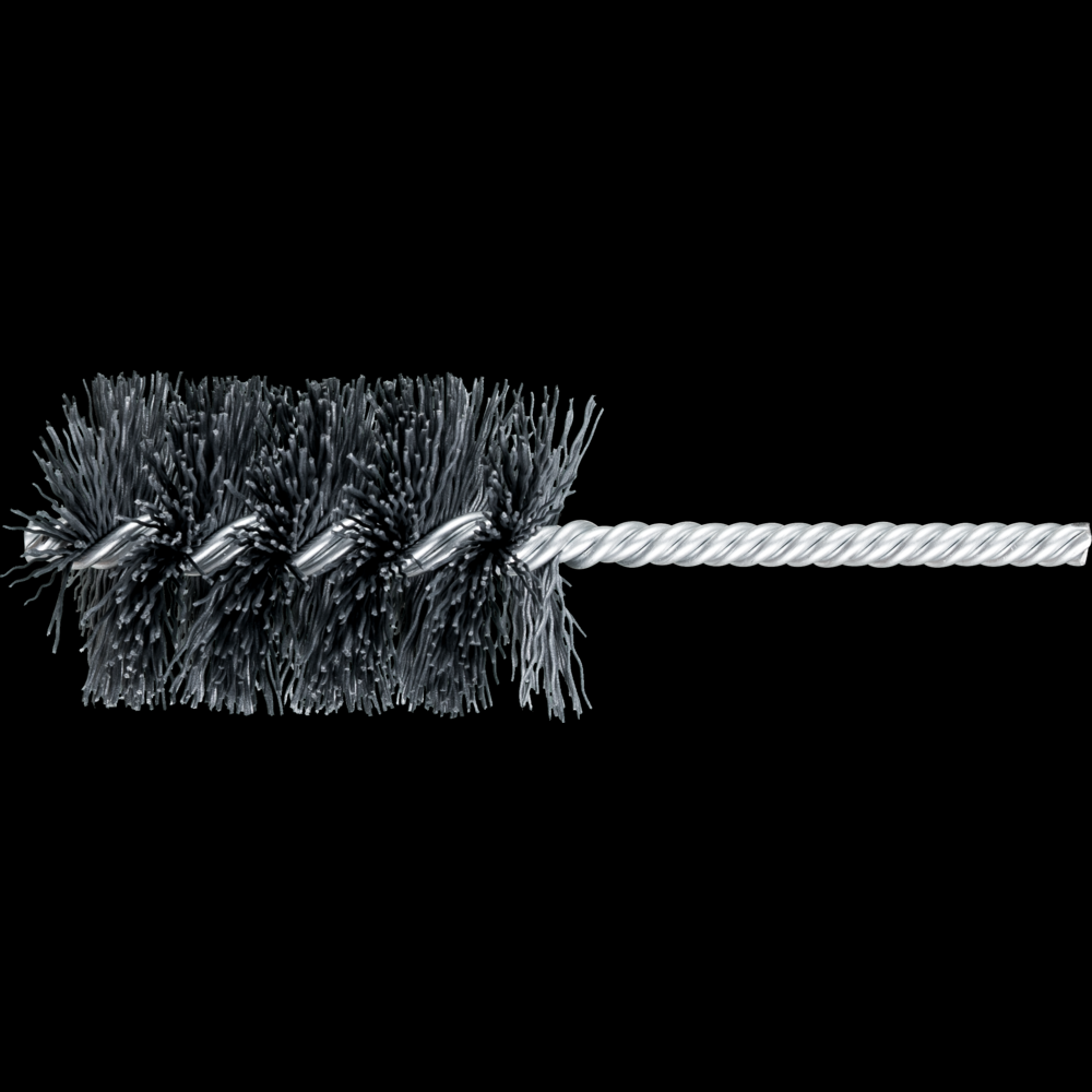 PFERD M-BRAD® Power Tube Brush - 1-3/4&#34; Dia. .022/320 Grit Silicon Carbide 1/4&#34; Stem