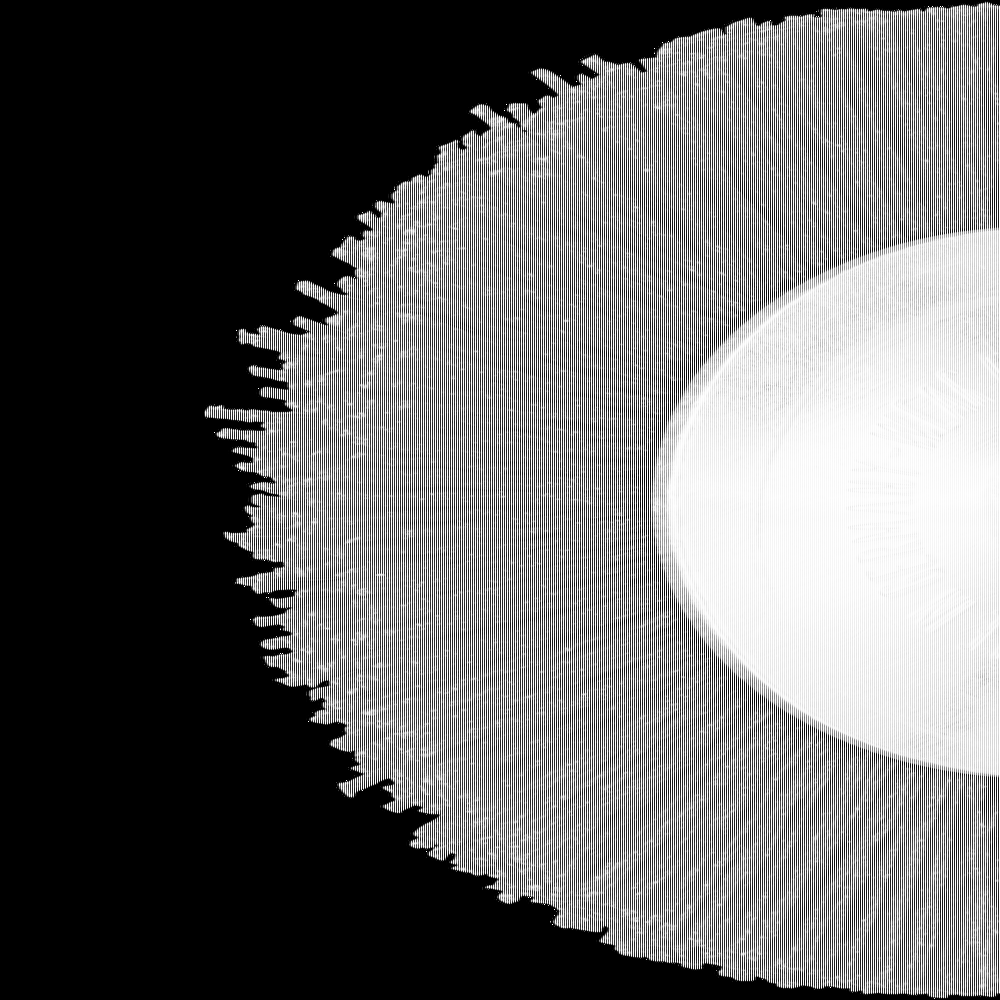 PFERD M-BRAD® Mounted Wheel Brush 3&#34; Dia. Narrow Face .040/80 Ceramic Oxide 1/4&#34; Shank
