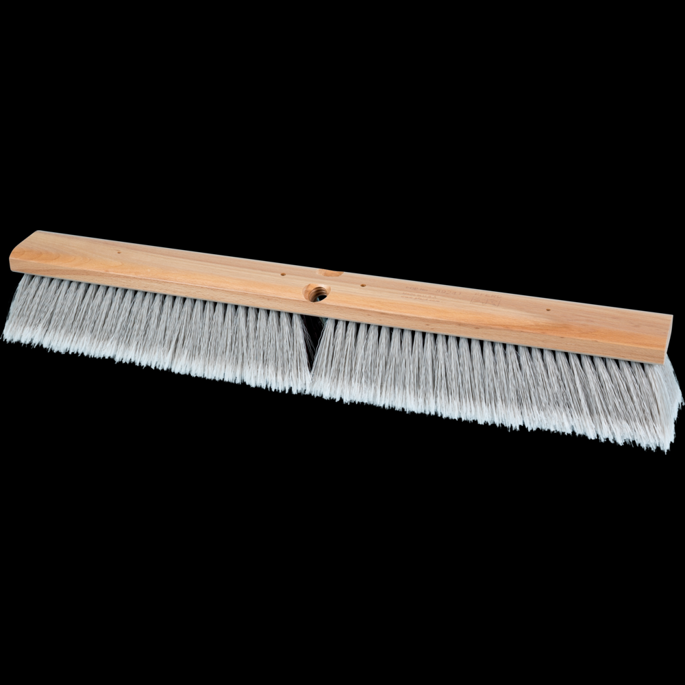 PFERD Broom Head - Medium Sweep 24&#34; Brown Synthetic / Flagged Silver Case 3&#34; Trim