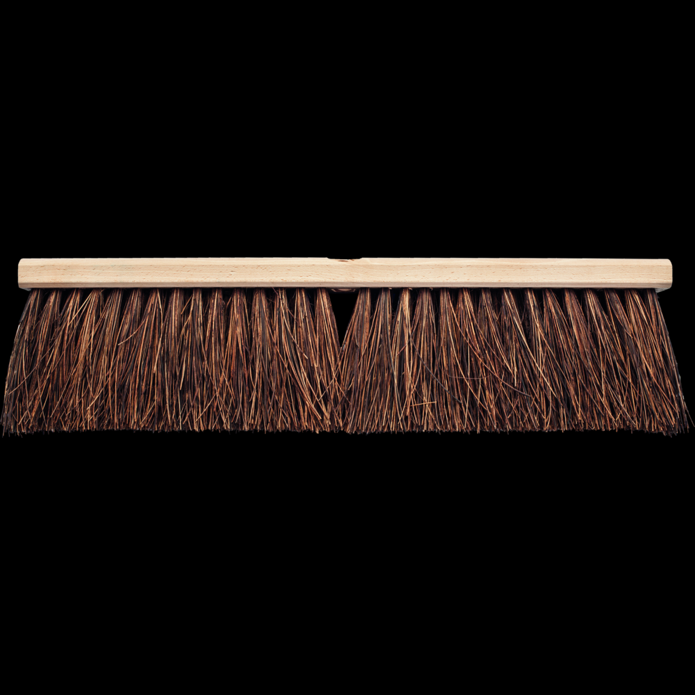 PFERD Heavy Duty Garage Broom Head 18&#34; Palmyra Fill 4&#34; Trim