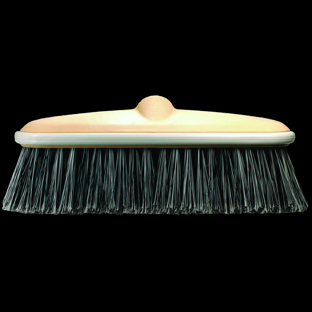 PFERD Truck Wash Brush 10&#34; Black and White Soft Flagged Synthetic Fill