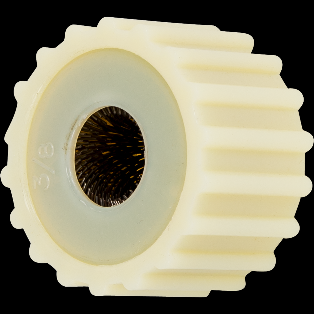 PFERD External Tube Fitting Brush 3/8&#34; Tube Size 1/2&#34; Exact Size