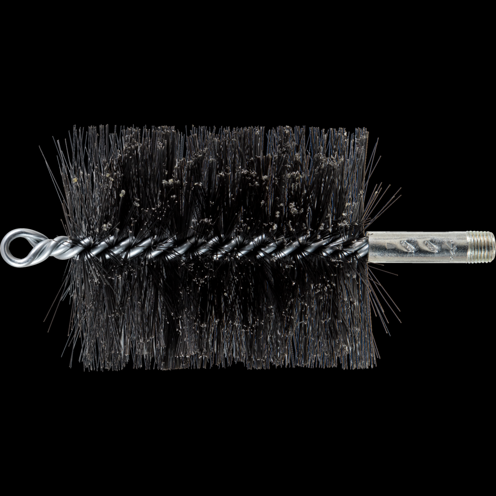 PFERD Round Wire Flue Brush Double Spiral, 4&#34; Flue Size