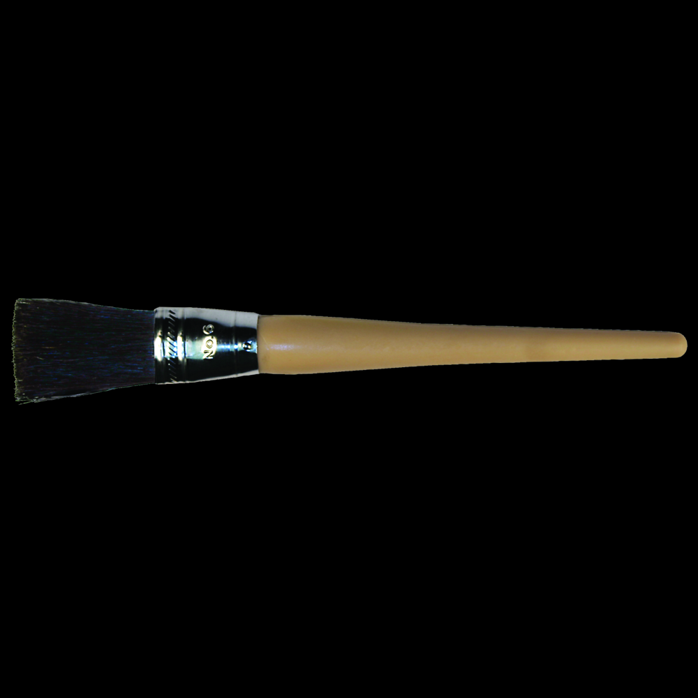 PFERD Round Sash Brush 7/8&#34; Dia. Black Bristle 2-1/8&#34; Trim