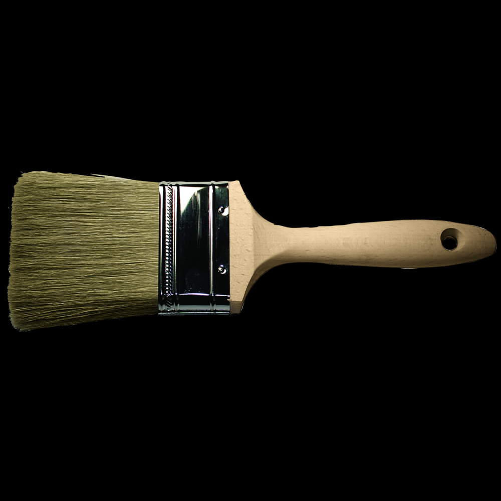 PFERD Wall Brush 3&#34; White Bristle Fill Wooden Handle