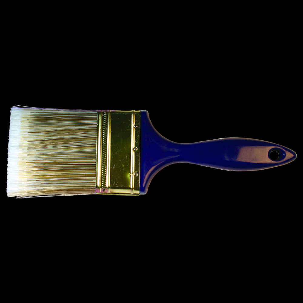 PFERD Wall Brush 3&#34; Poly/Nylon Fill Blue Plastic Handle
