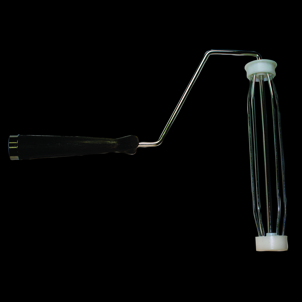 PFERD Roller Cage Frame 9&#34; 5-Wire Black Plastic Handle