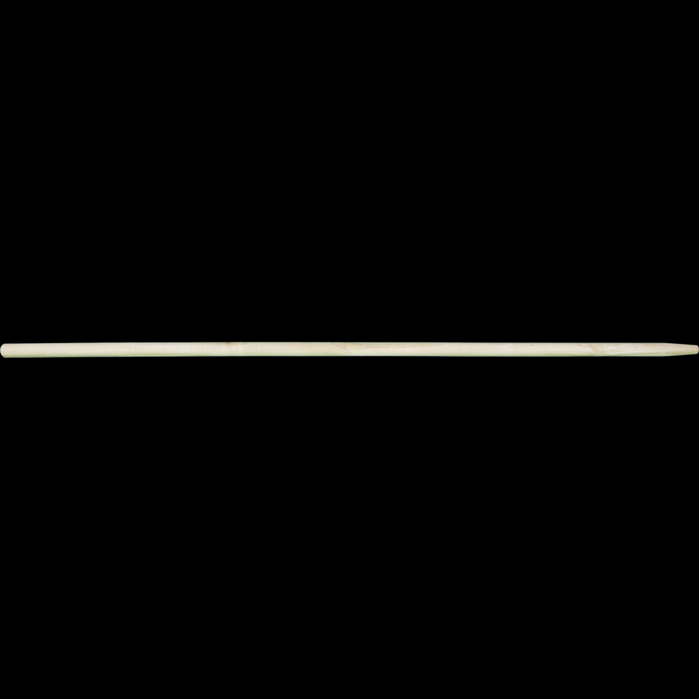 PFERD Tapered Broom Handle 4-1/2&#39; Lacquered Hardwood 1-1/8&#34; Dia.