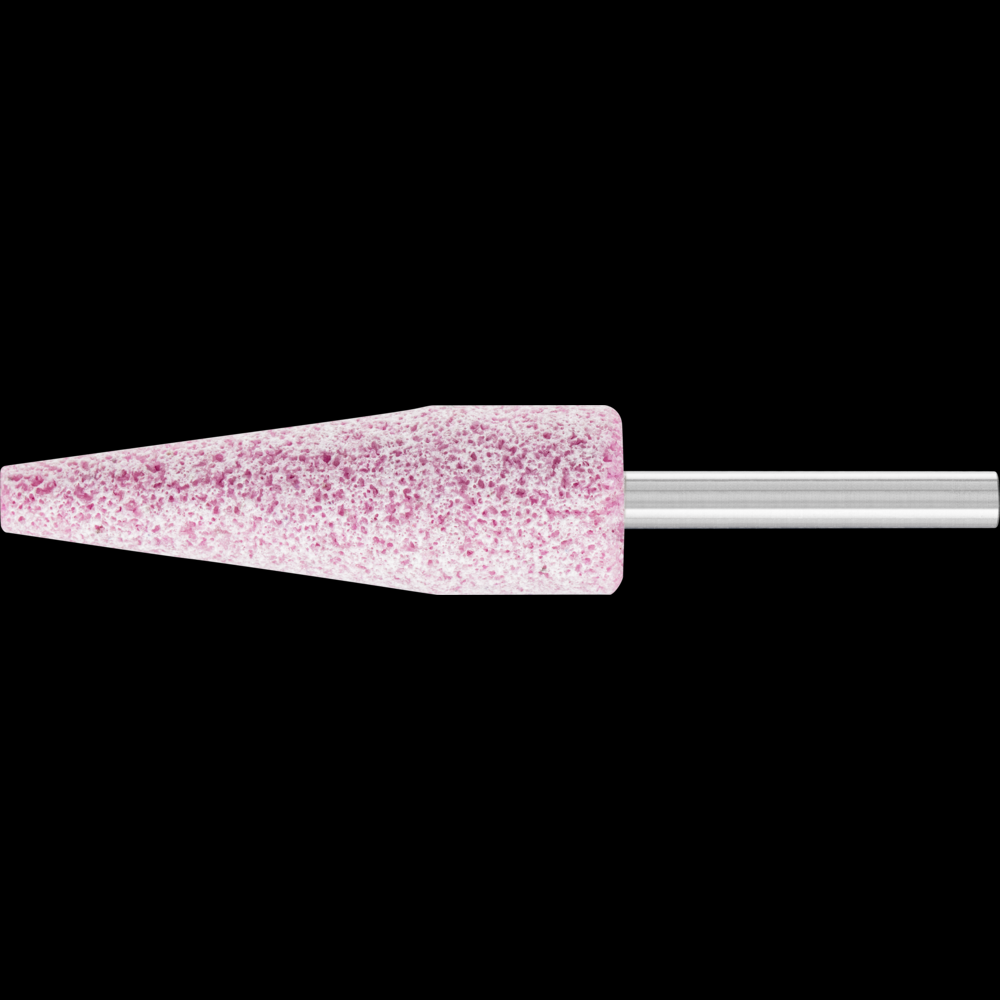PFERD Vitrified Mounted Point, TOUGH, 3/4&#34; x 2-1/2,80 Grit,A1,Ceramic Oxide,1/4&#34; Shank
