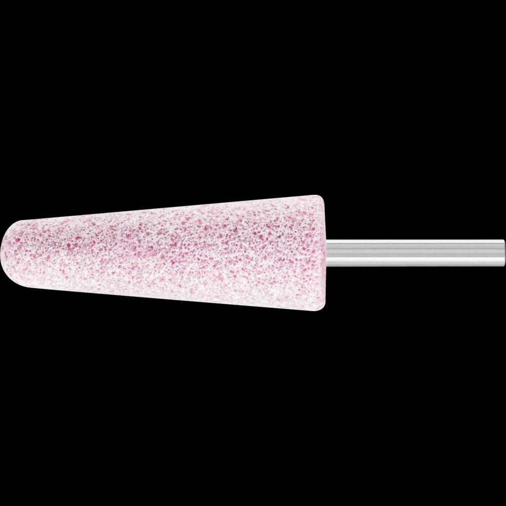 PFERD Vitrified Mounted Point, TOUGH, 1&#34; x 2-3/4, 80 Grit, A3, Ceramic Oxide,1/4&#34;Shank