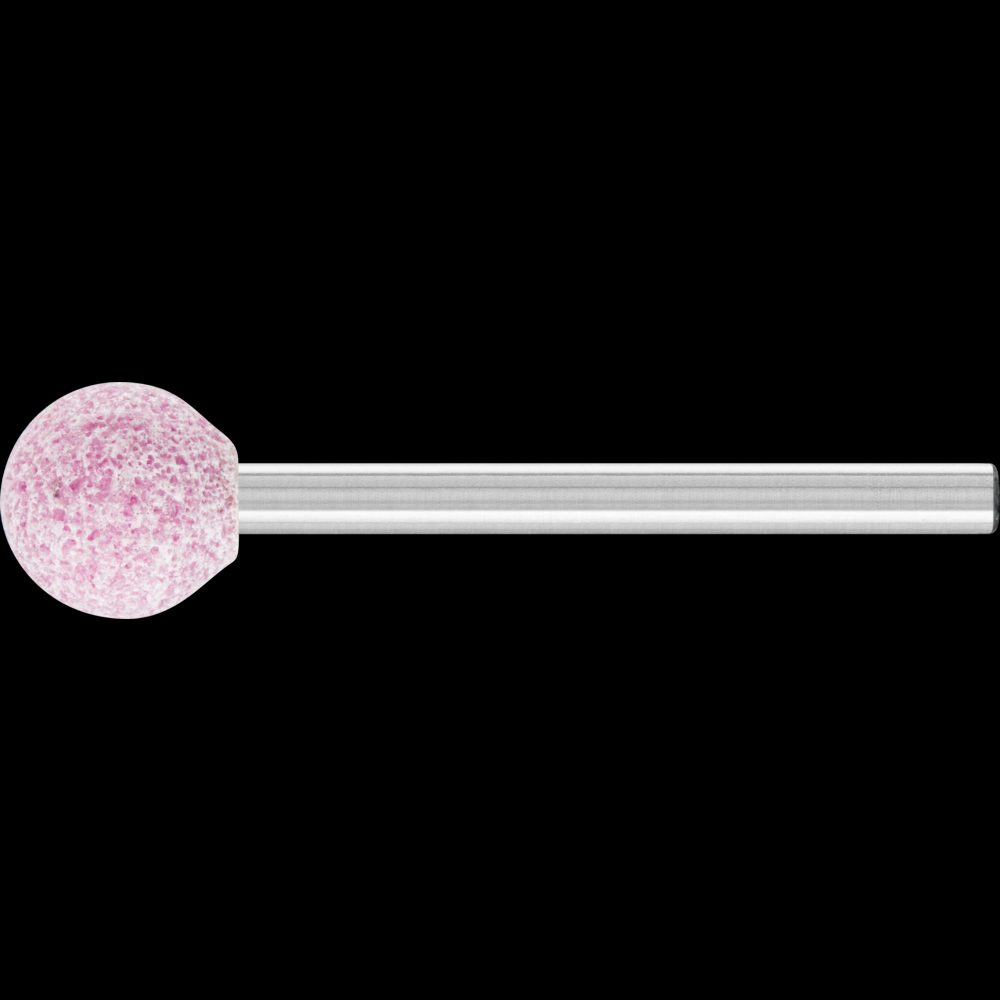 PFERD Vitrified Mounted Point, TOUGH, 3/8&#34; x 3/8, 60 Grit,B122,Ceramic Oxide,1/8&#34;Shank