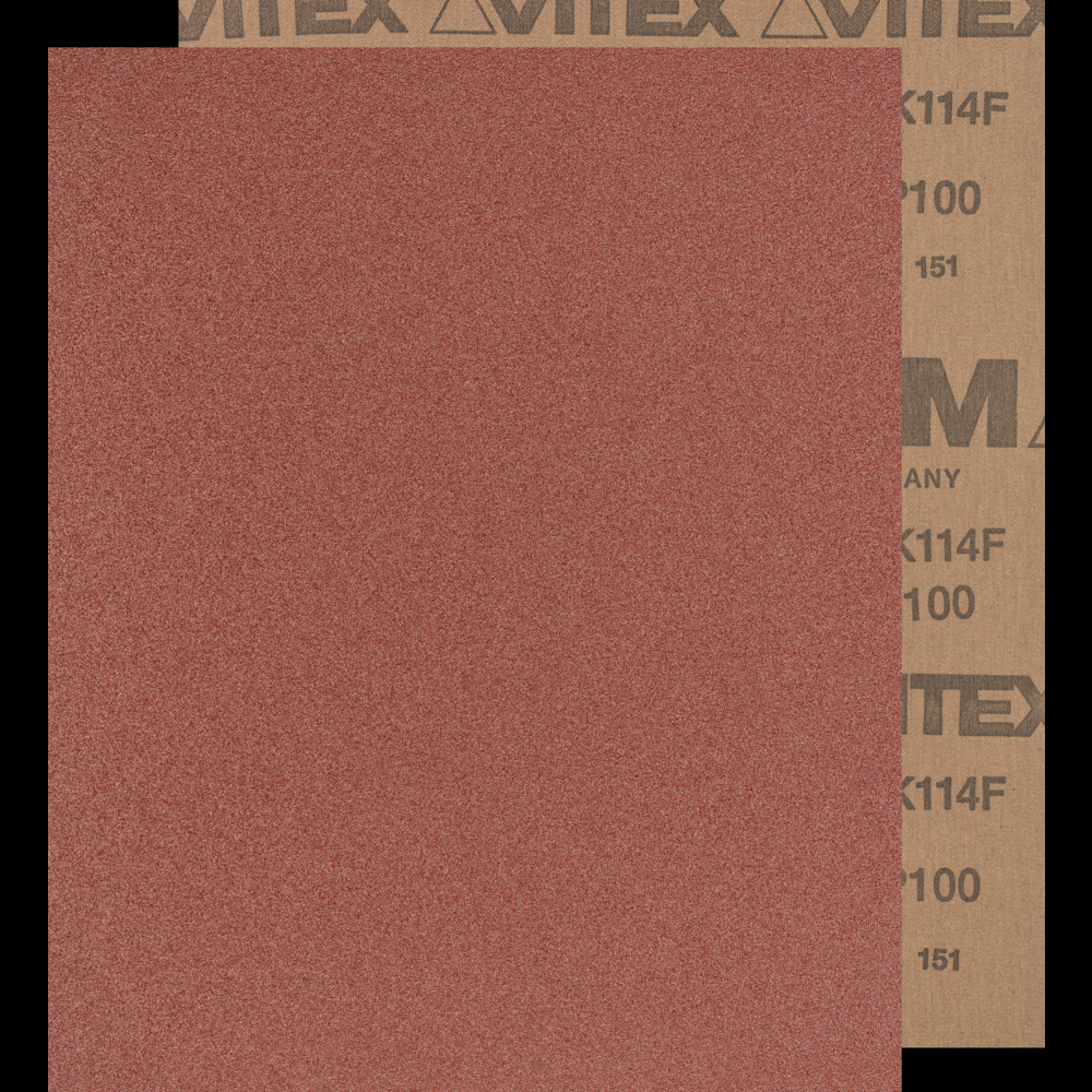 PFERD Cloth Backed Abrasive Sheet, 9&#34; x 11, Heavy Duty, 100 Grit, Aluminum oxide