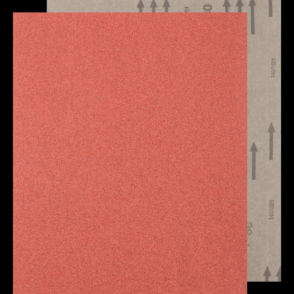 PFERD Paper Backed Abrasive Sheet, 9&#34; x 11, General Purposet, 80 Grit, Silicon carbide