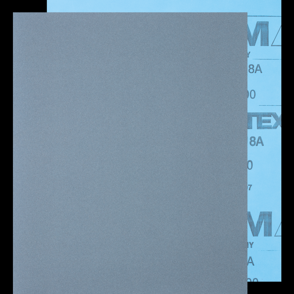 PFERD Paper Backed Abrasive Sheet, 9&#34; x 11, Water Resistant, 400 Grit, Silicon carbide