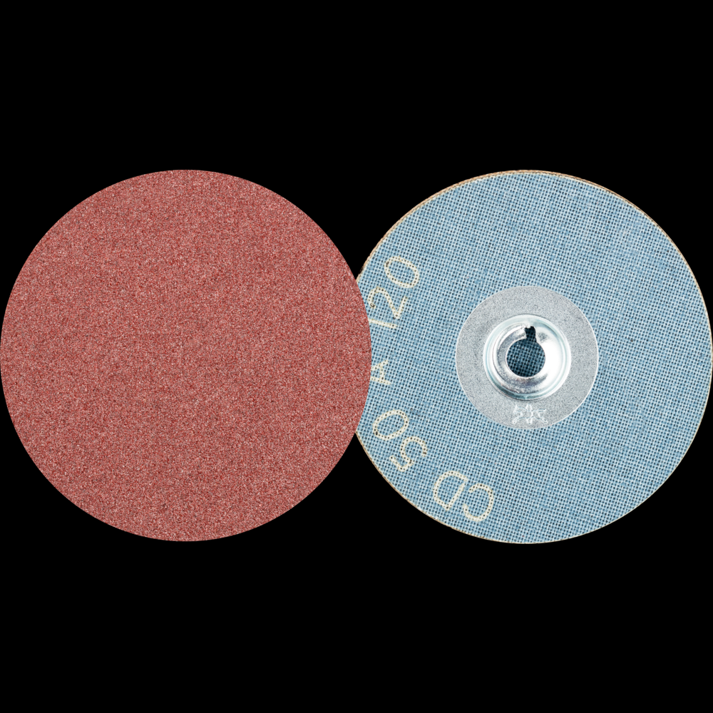 PFERD COMBIDISC® Abrasive Disc, 2&#34; Dia, Type CD, 120 Grit, Aluminum oxide
