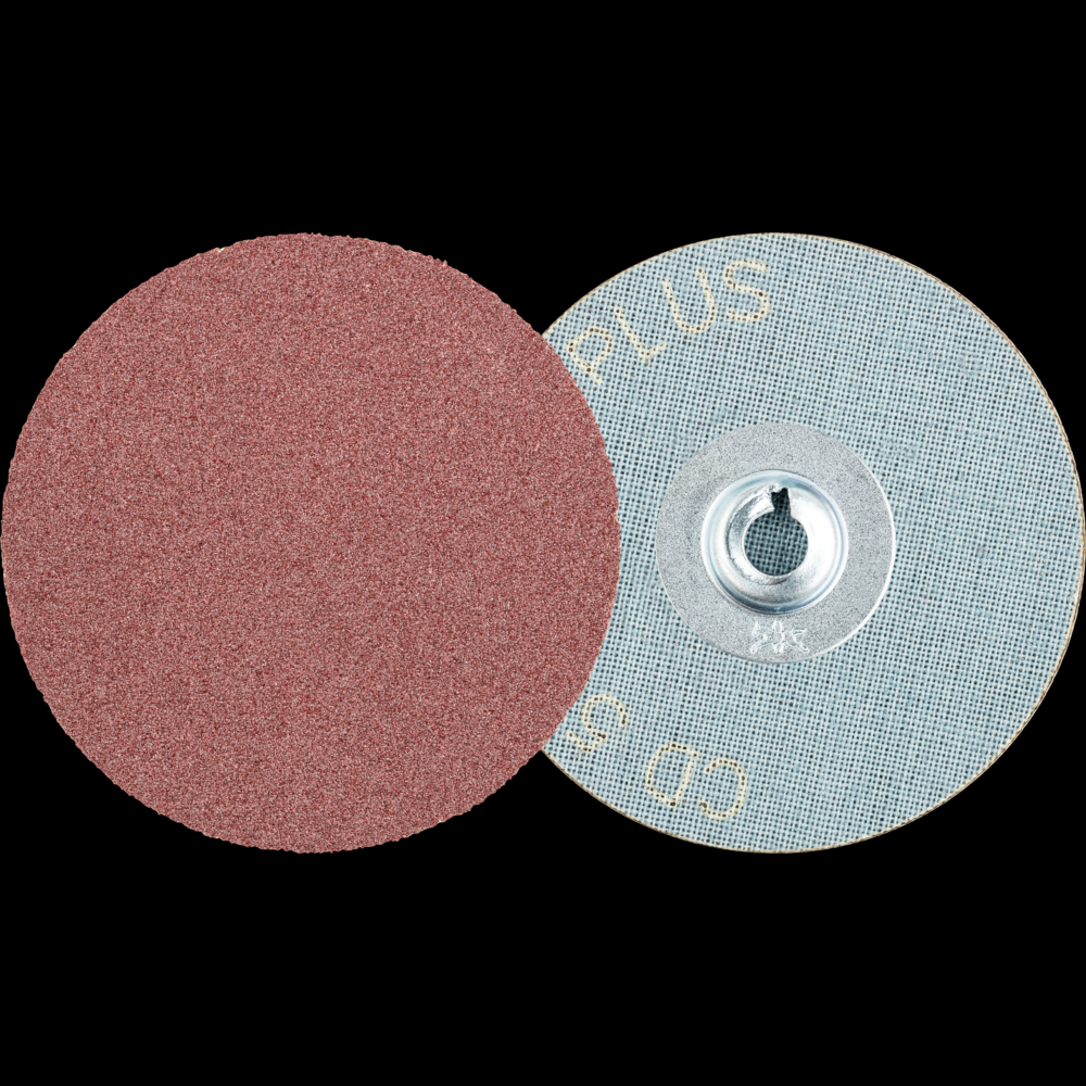 PFERD COMBIDISC® Abrasive Disc, 2&#34; Dia, Type CD, 120 Grit, Aluminum oxide A-PLUS