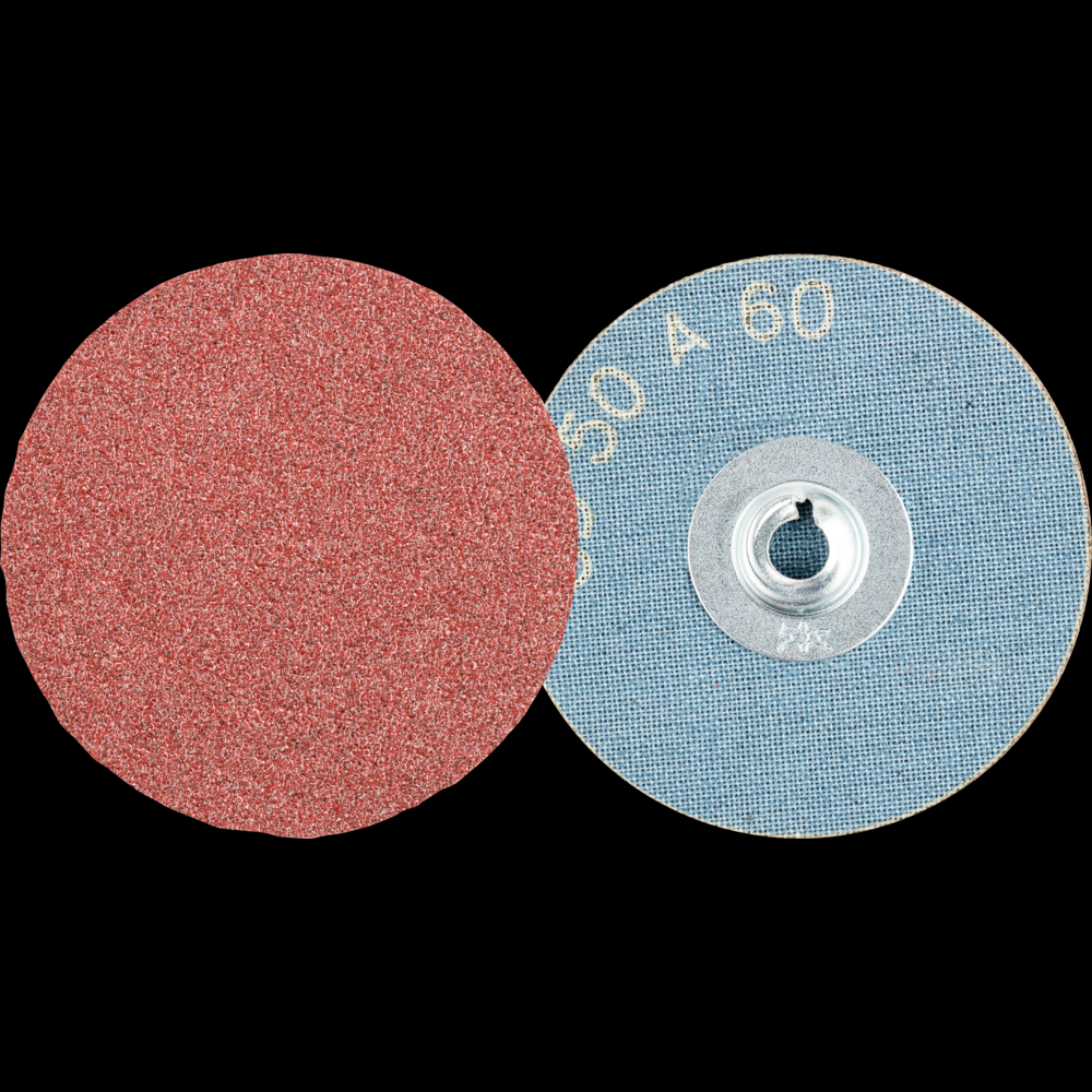 PFERD COMBIDISC® Abrasive Disc, 2&#34; Dia, Type CD, 60 Grit, Aluminum oxide