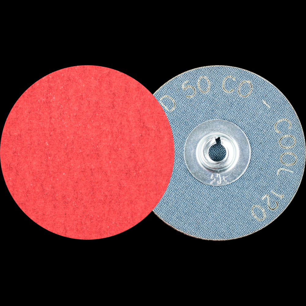 PFERD COMBIDISC® Abrasive Disc, 2&#34; Dia, Type CD, 120 Grit, Ceramic oxide CO-COOL