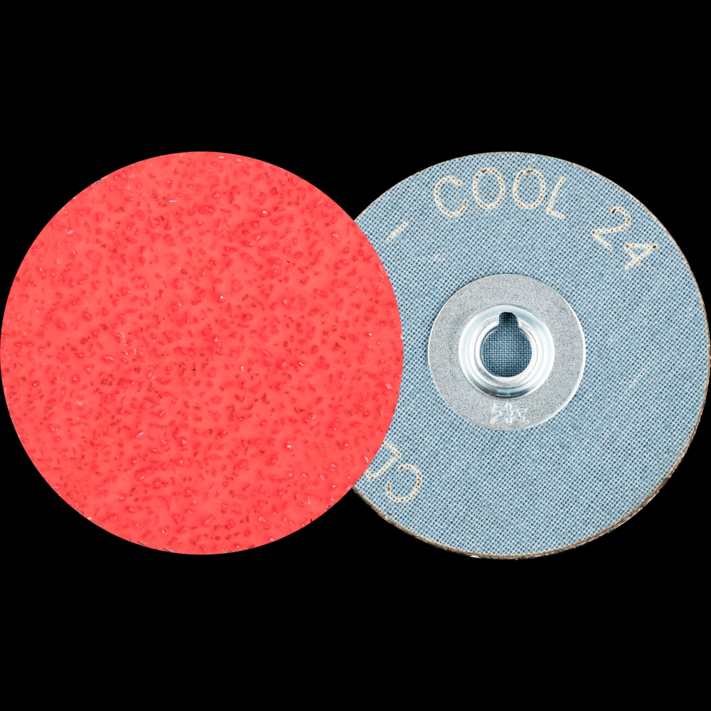 PFERD COMBIDISC® Abrasive Disc, 2&#34; Dia, Type CD, 24 Grit, Ceramic oxide CO-COOL